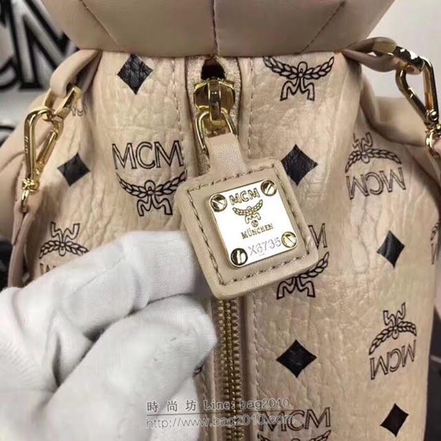 MCM女包 原單 吉祥物小兔子 Visetos印花塗層帆布 MCM單肩斜挎女包  mdmc1023